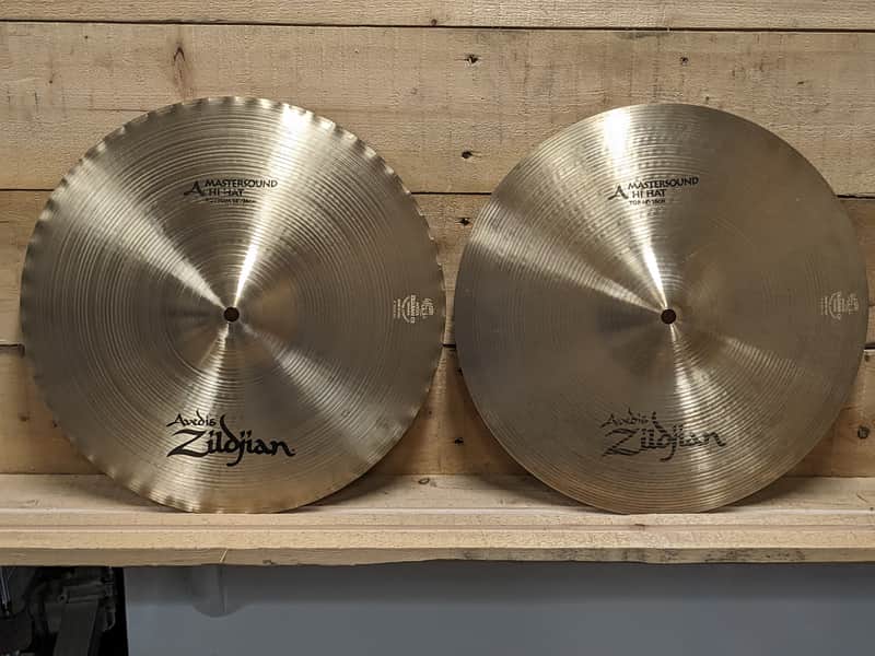 Zildjian 14" A Series Mastersound Hi-Hat Cymbals (Pair) 1998 - 2012 - Traditional image 1