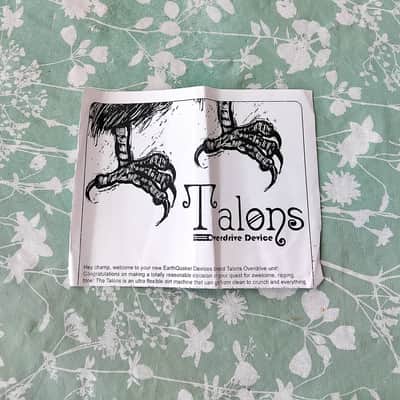 EarthQuaker Devices Talons Overdrive - with manual image 7