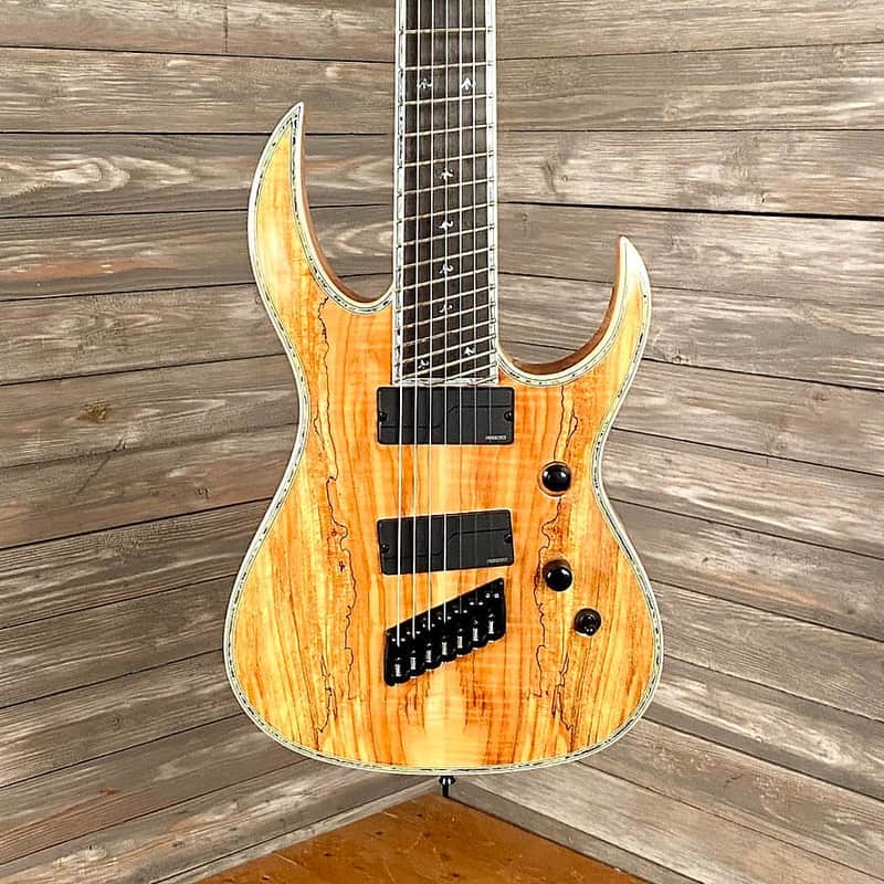 B.C. Rich Shredzilla 7 string Prophecy Extreme Exotic Spalted
