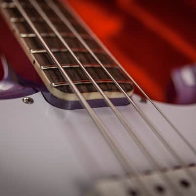 Guyatone EB-9 Sharp 5 1960s - Lavender Metallic image 7