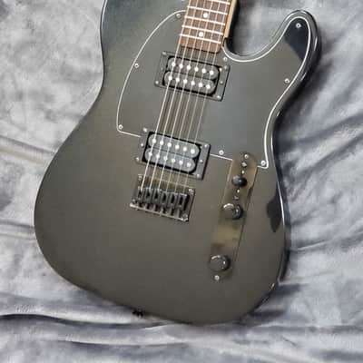 2019 Squier Affinity Telecaster HH Matching Headstock Dimarzio PAF Upgrade Guitar - Metallic Black image 1