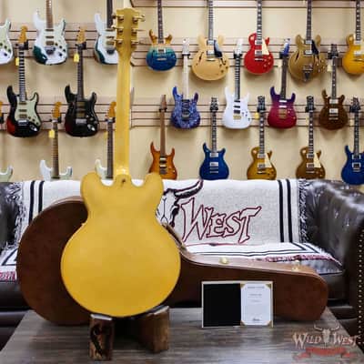 Gibson Custom Shop M2M 1959 ES-355 Reissue with Bigsby Murphy Lab Ultra Light Aged Heavy Antique White 9.00 lbs image 9