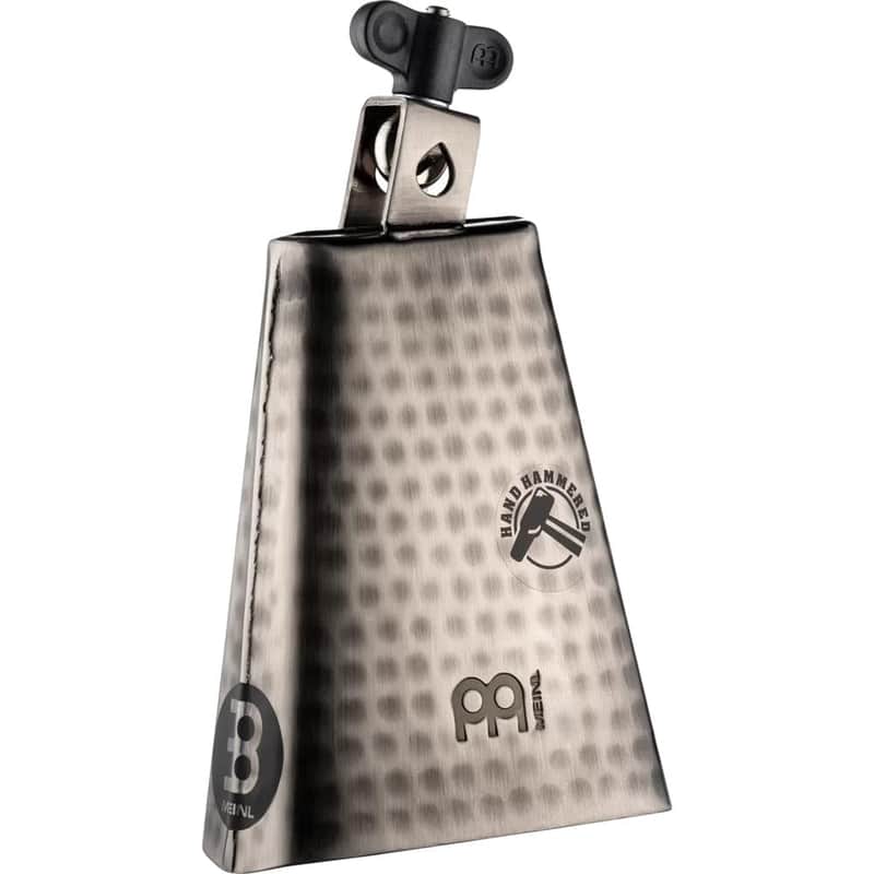 Meinl Hammered Series 6 1/4" Timbale Cowbell Hand Brushed Steel image 1