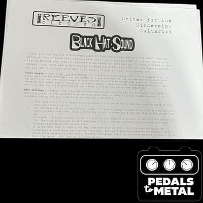 Reeves Electric Black Hat Sound Pro MKII #34 X14666 image 3