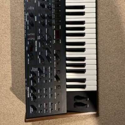 Sequential OB-6 + Nord Gigbag & Dust Cover // 49-Key 6-Voice Polyphonic Synthesizer 2018 - Present - Black with Wood Sides image 3