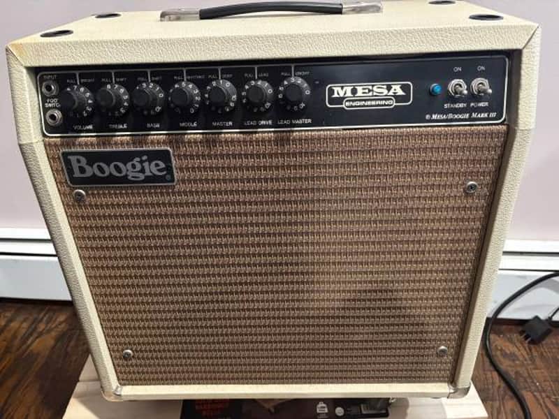 Mesa Boogie Mark III Simul-Class 3-Channel 75-Watt 1x12" Guitar Combo 1987 - Red Stripe image 1
