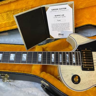 NEW! Gibson Les Paul Custom 1957 Reissue Murphy Lab Ultra Light Aged - Custom Ordered in TV White - Custom Shop - 8.5 lbs - Authorized Dealer - G06803 image 12