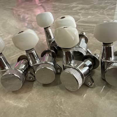 Dryer guitar head machine locking tuner 6R - chrome image 3