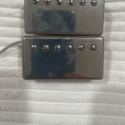 Gibson Burstbucker 1 and 2 Pickup Set 2012 - Aged Nickel image 1