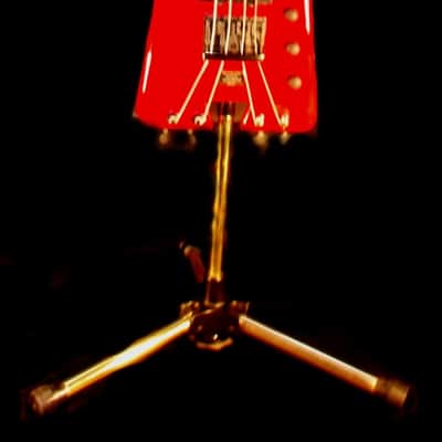 Warwick Nobby Meidel Bass 1985 Red. Headless. Extremely Rare. Few built in this color image 25