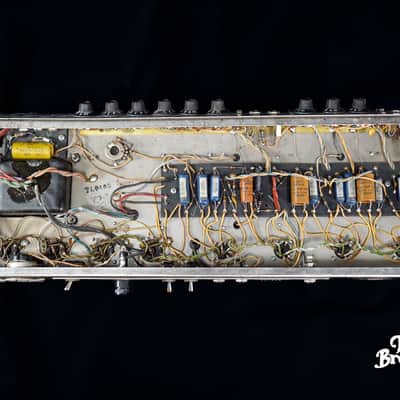 1-Owner, All Original! 1965 Fender Showman (with rare 2x15 JBL Cab!) image 8