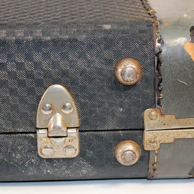 Ampeg or Burns Guitar Case • 1960's • Blue Diamond Tolex image 6