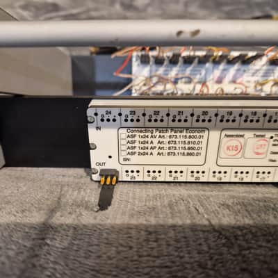 2x Ghielmetti ASF 1x24 AV Econom Patchbays – Excellent Condition image 8