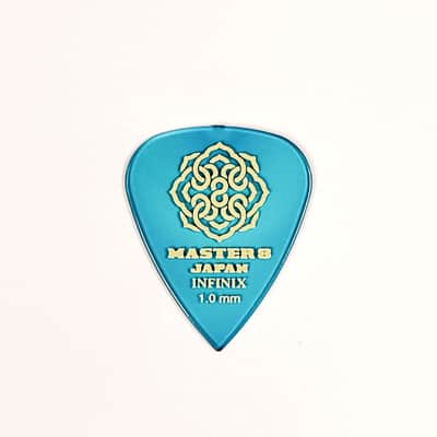 Master 8 Japan Infinix 351 Guitar Picks Heavy 1.0mm 6-Pack image 1