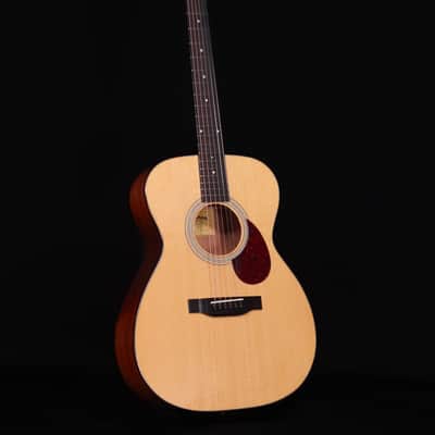 Eastman E6 OM Acoustic with Case, Natural Thermo Cured image 8