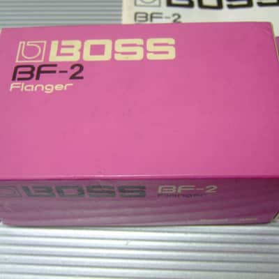 MINT 1981 Boss BF-2 Flanger w/ Original Box & Manual / MIJ Made in Japan (Black Label) image 9