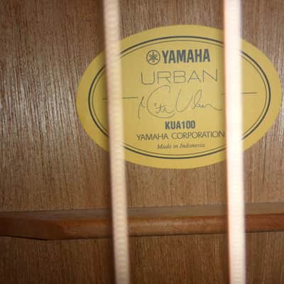 Yamaha HUA 100 URBAN Acoustic w/Fishman Humbucking Sound Hole Pickup : Crowned & Dressed Frets Pickup 2010's - Tobacco Brown Sunburst image 2