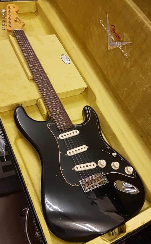 Fender Custom Shop Postmodern Stratocaster Journeyman Relic Rosewood Fingerboard Aged Black image 1