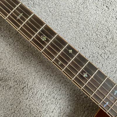Luna 40 Inch Acoustic Guitar, Red Pine Top Body, Rosewood Fingerboard Neck image 12