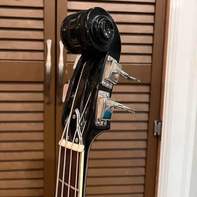 Univox Scroll Headstock Violin Beatle Bass MIJ image 9