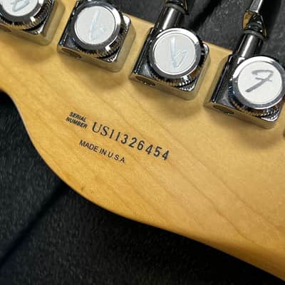 2011 Fender American Deluxe Telecaster Olympic Pearl image 10