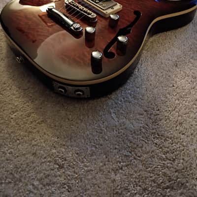 2003 Schecter C-1 E/A Classic - Antique Burst image 4