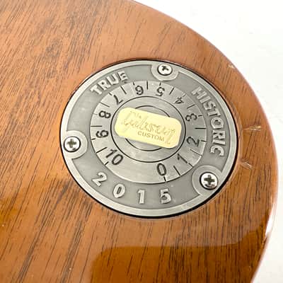 2015 Gibson Custom Shop True Historic Les Paul 1957 Reissue - R7 - Vintage Antique Gold image 11