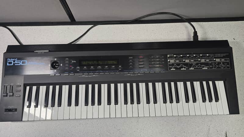 Roland D-50 61-Key Linear Synthesizer with Roland Gig Bag & Owners Manuals image 1