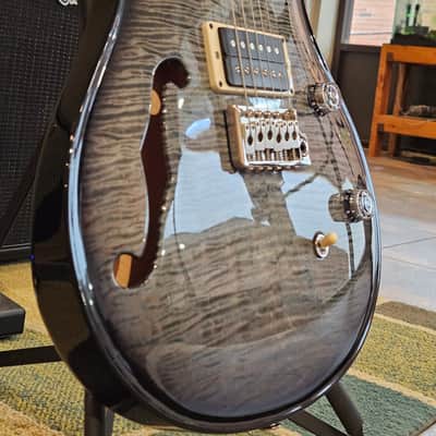 PRS CE 24 Semi-Hollow 2025 Faded Blue Smokeburst image 8