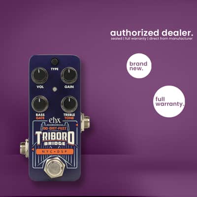 Electro-Harmonix | Pico Triboro Bridge | Overdrive/Distortion/Fuzz | Guitar Effects Pedal image 1