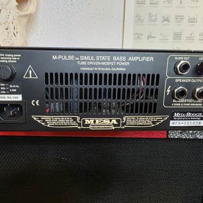 Mesa Boogie M-Pulse 600 Simul-State Bass Amplifier Rack Head Parametric EQ and Compressor image 7