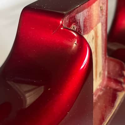 1980's Made in Japan Kramer F-1000 Candy Apple Red Single Pickup Guitar Body Floyd Ready image 19