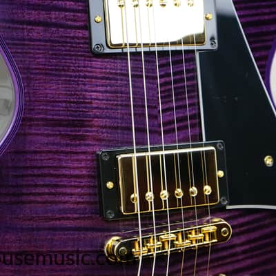 Gibson Custom Shop Les Paul Custom Figured - Purple Widow image 6
