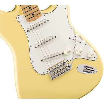 Fender Yngwie Malmsteen Stratocaster MN Vintage White - Custom Electric Guitar image 3