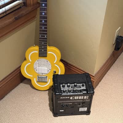 Daisy Rock  Girl Guitars 2000-10 with Roland Micro Cube Amp