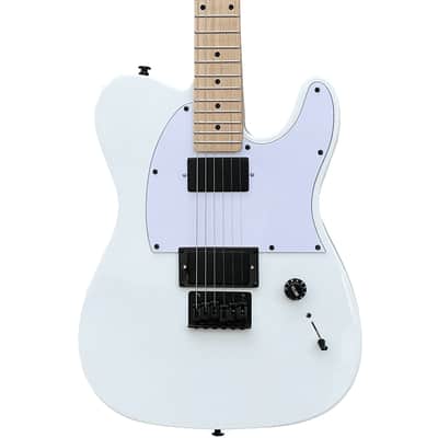 Dynacaster BT-1 Super Tele Humbuckers w/ Preamp Electric Guitar Olympic White image 1