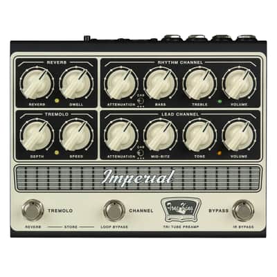 Tone King Imperial 2-Channel All-Tube Preamp Pedal w/ Cab and Amp Sim and IRs image 1