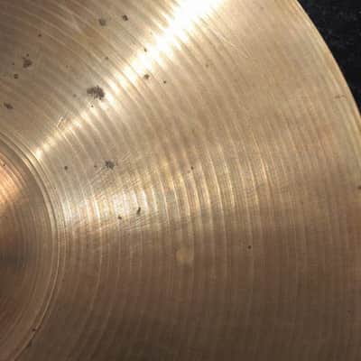 A Zildjian Vintage 14" Hi Hats Bronze 1970's image 17