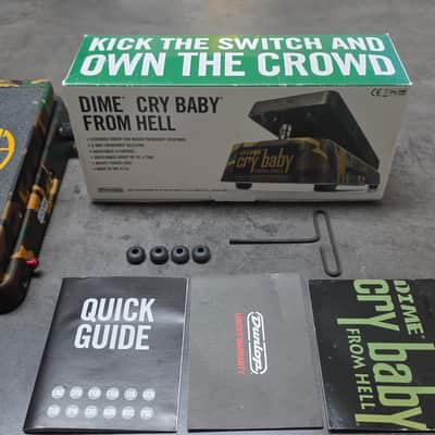 VINNIE PAUL'S DIME CRYBABY WAH FROM HELL Dimebag Darrell CFH Pantera Artist Signature DB-01 Wah Guitar Pedal Owned by Vinnie Paul Home Recording Studio Cry Baby image 6