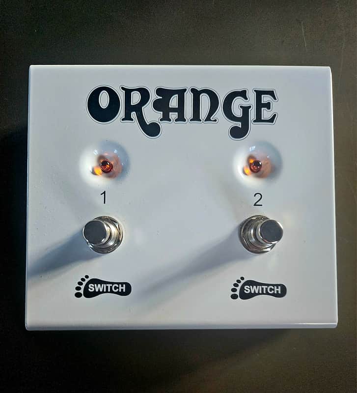 Orange FS-2 2-Button Footswitch 2010s - White image 1