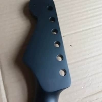 Matte Black St Guitar Neck, 22-Frets image 5