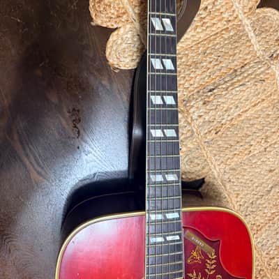 Gibson Hummingbird 1962 - Cherry Sunburst image 6