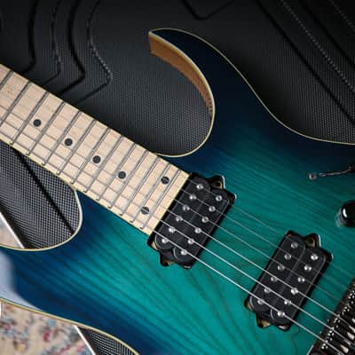 2023 Ibanez RG652AHMFX Prestige Nebula Green Burst image 7