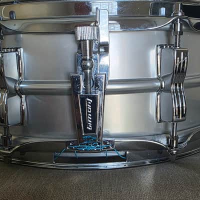 Ludwig No. 404 Acrolite 5x14" 8-Lug Aluminum Snare Drum with Keystone Badge July 1969 - Matte Aluminum image 20