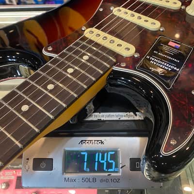 Fender American Professional II Stratocaster Left-Handed RW Rosewood 2021 Sunburst US210048486 image 2