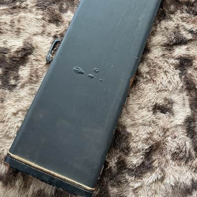 1960s Fender Jazz Bass Vintage Hard Case - Black / Orange image 4