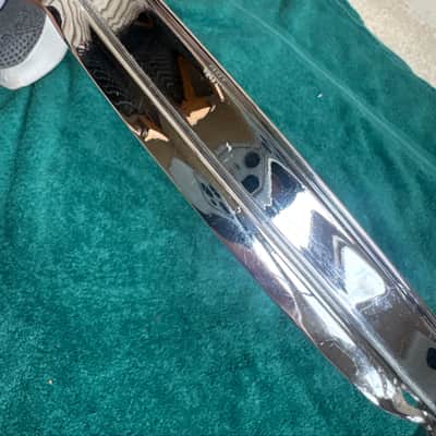 Rogers One USA 13” 6 hole Tom Drum Hoop 70s - Chrome image 10