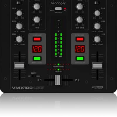 Behringer VMX100USB 2-Channel DJ Mixer USB