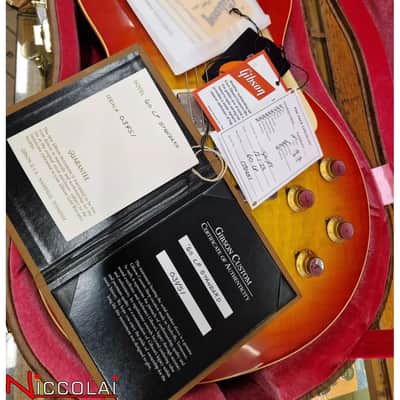 GIBSON 1960 Les Paul Standard Reissue VOS Washed Cherry Sunburst image 17