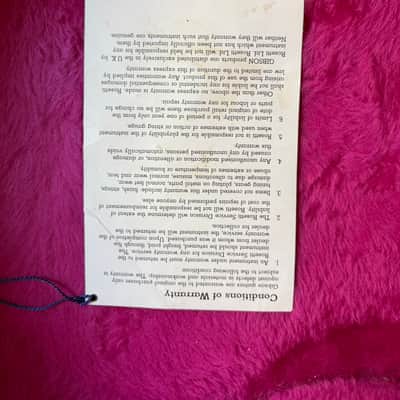 1991 Gibson L-4 CES, All Original, Gold Hardware, Original Warranty Card, Very Good Condition image 11